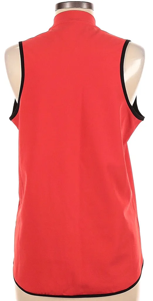 Women's Nike Golf Red Vest with Black Trim Size M MSP$85