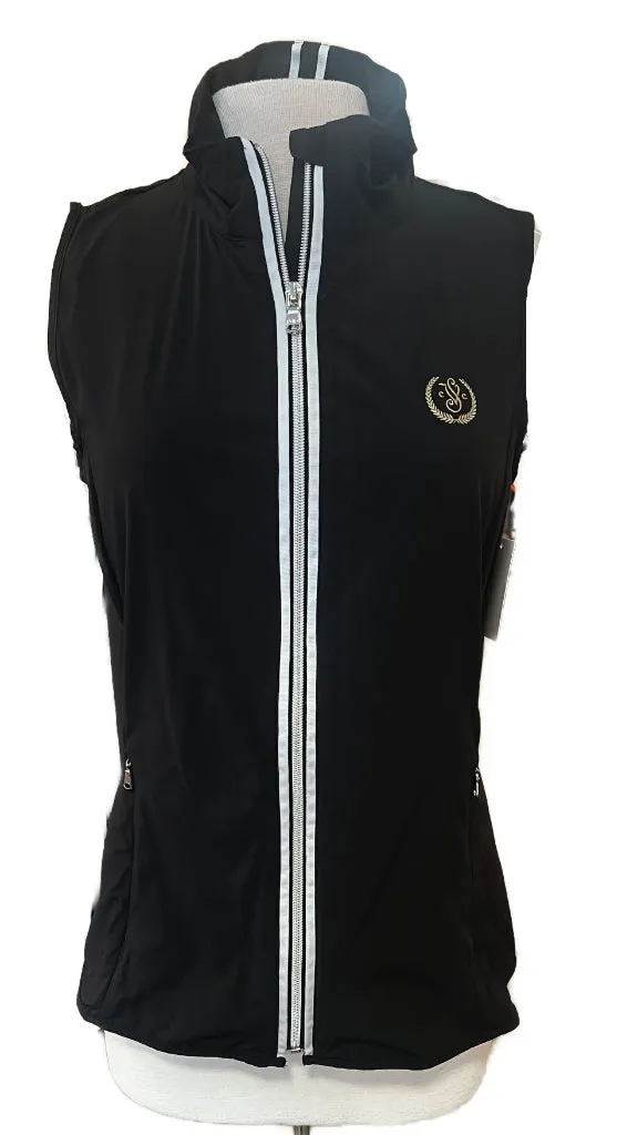 Women's Polo Golf Ralph Lauren Black Vest w/ Logo Size M MSP$98