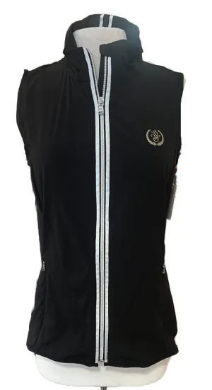Women's Polo Golf Ralph Lauren Black Vest w/ Logo Size M MSP$98