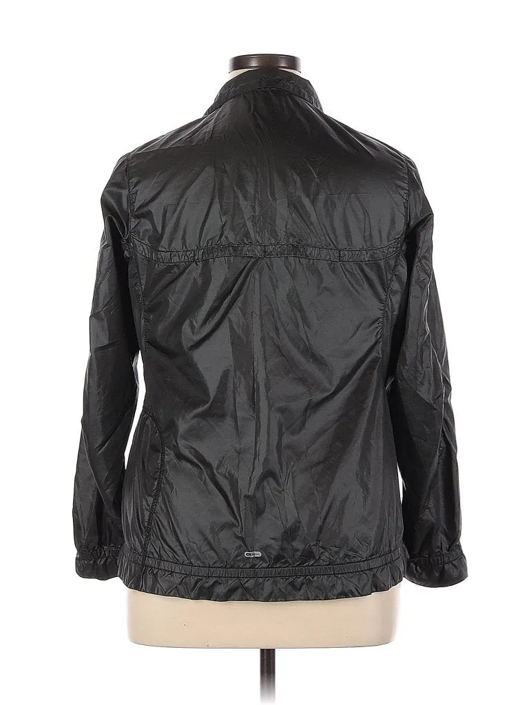 Women's Puma Black Full-Zip Windbreaker Size XL