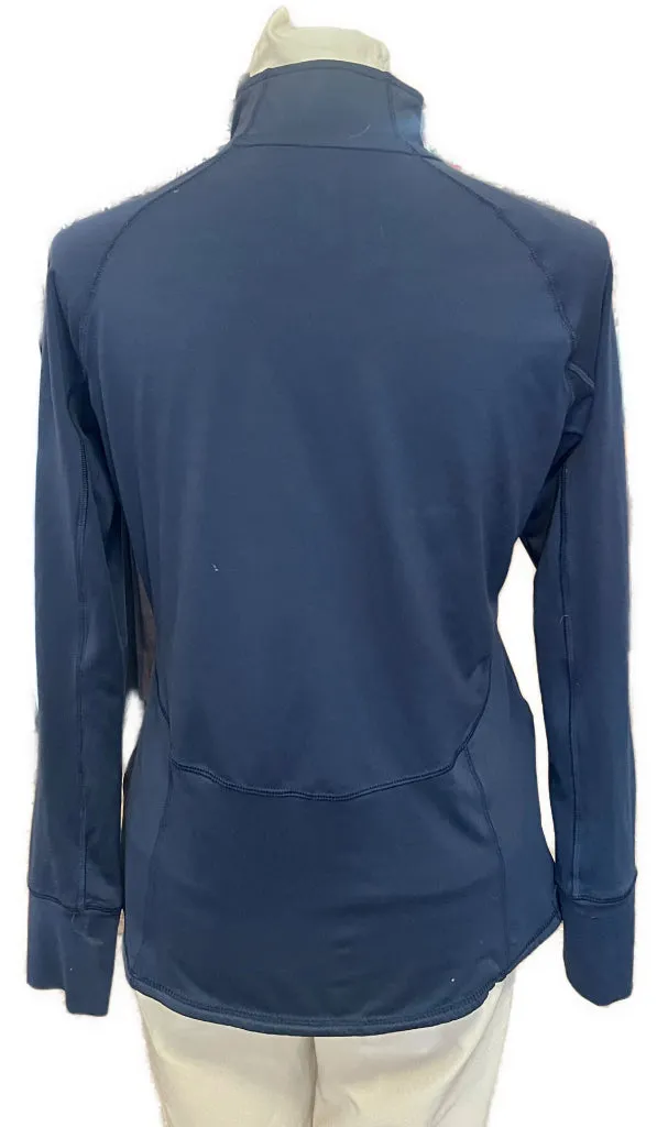 Women's Puma Navy Folds of Honor Golf Pullover Size M