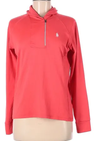 Women's Ralph Lauren Polo Golf Deep Coral Pullover Size M MSP$148