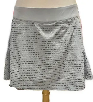 Women's Under Armour Gray & Silver Golf Skort Size L