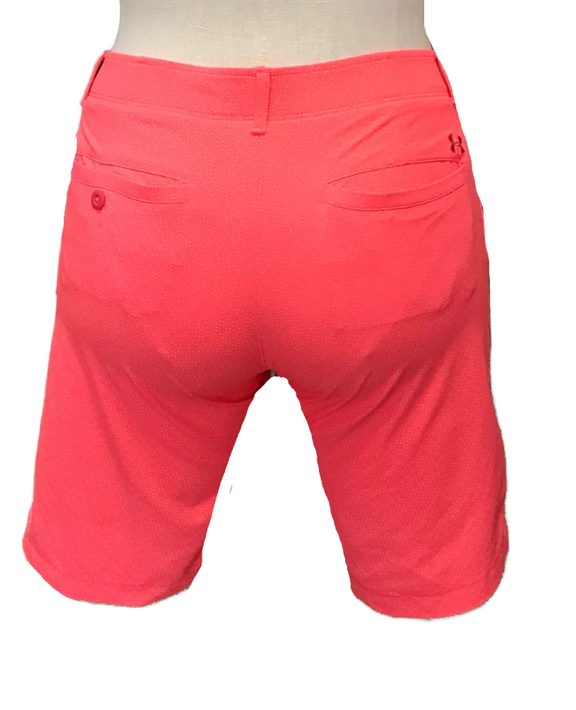 Womens's Under Armour Coral Print Golf Shorts Size 12 MSP$75