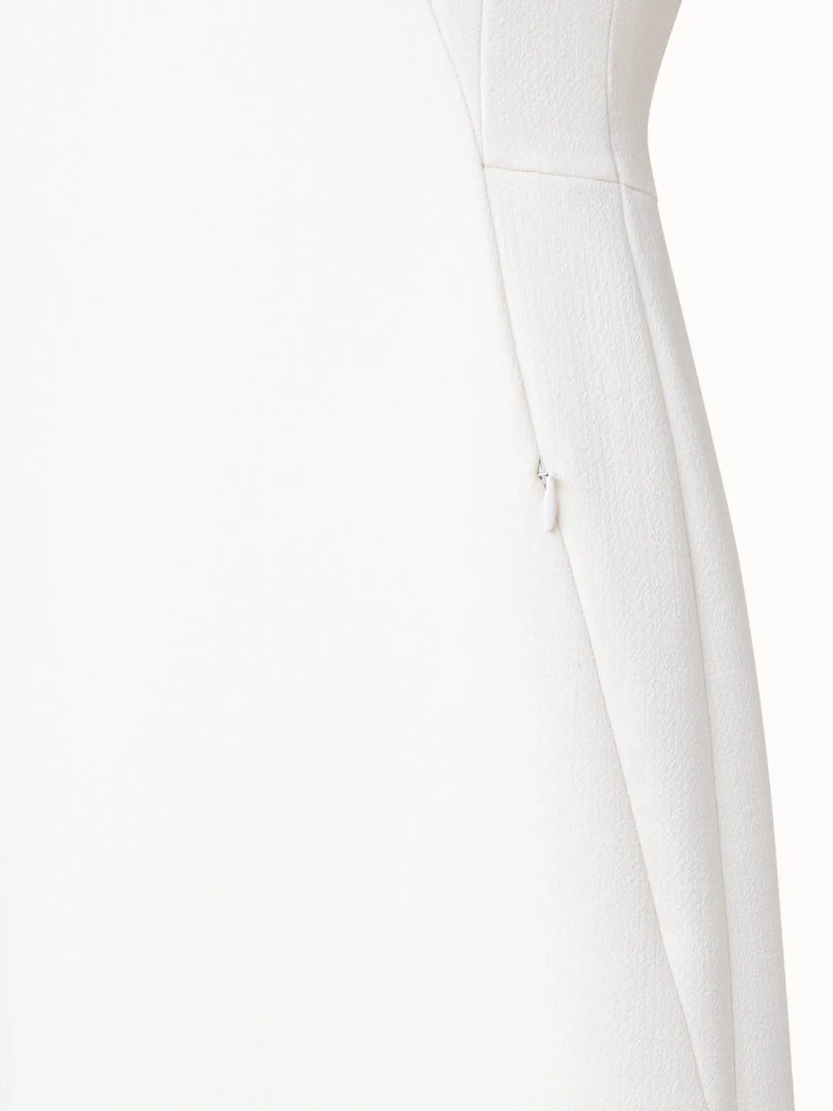 Wool Crêpe Double-Face Sheath Dress 