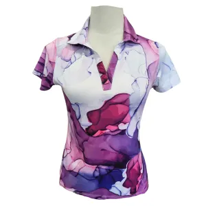 Yatta Golf Purpilicious Short Sleeve Polo Size XS