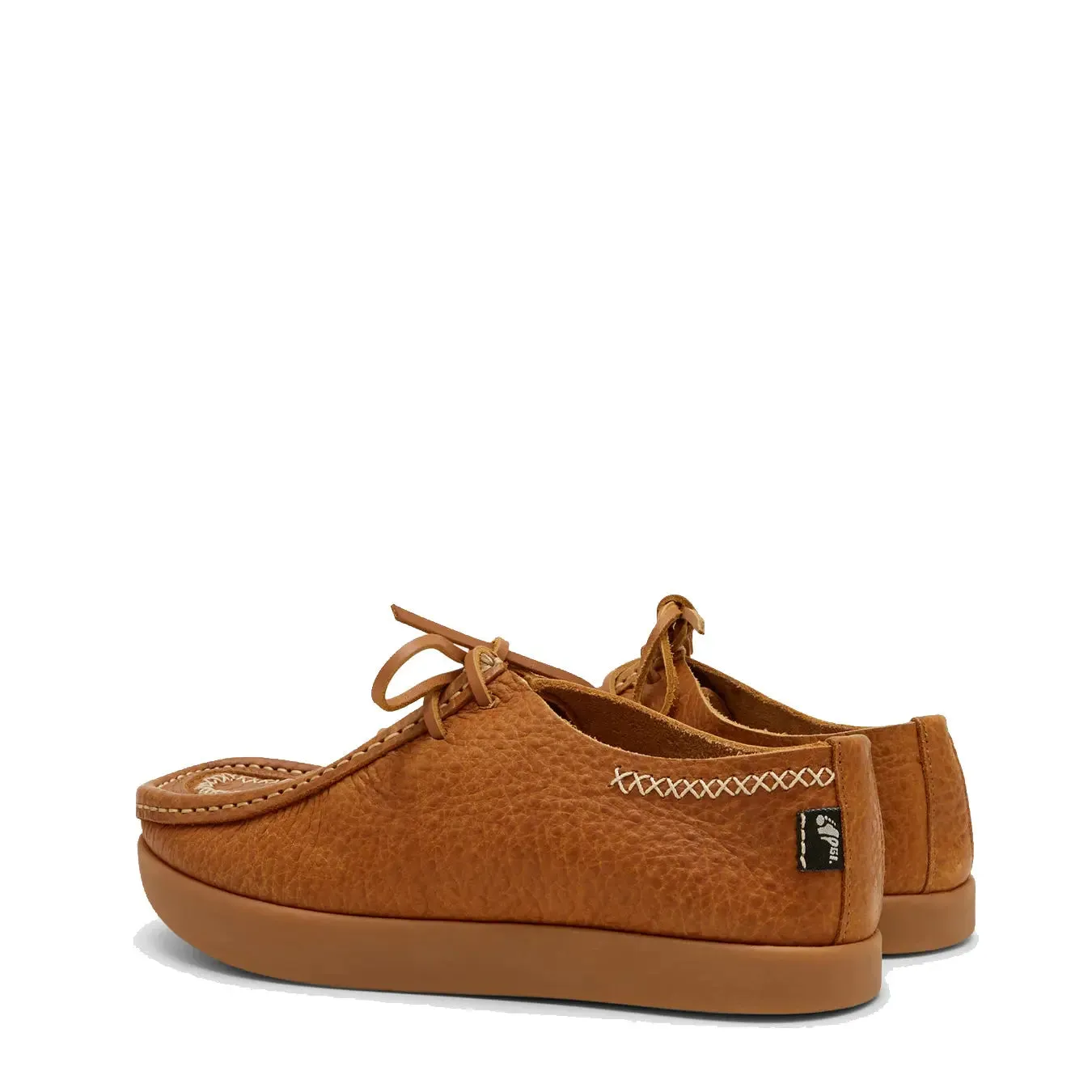 Yogi Womens Willard Ostrich Leather Shoe Honey