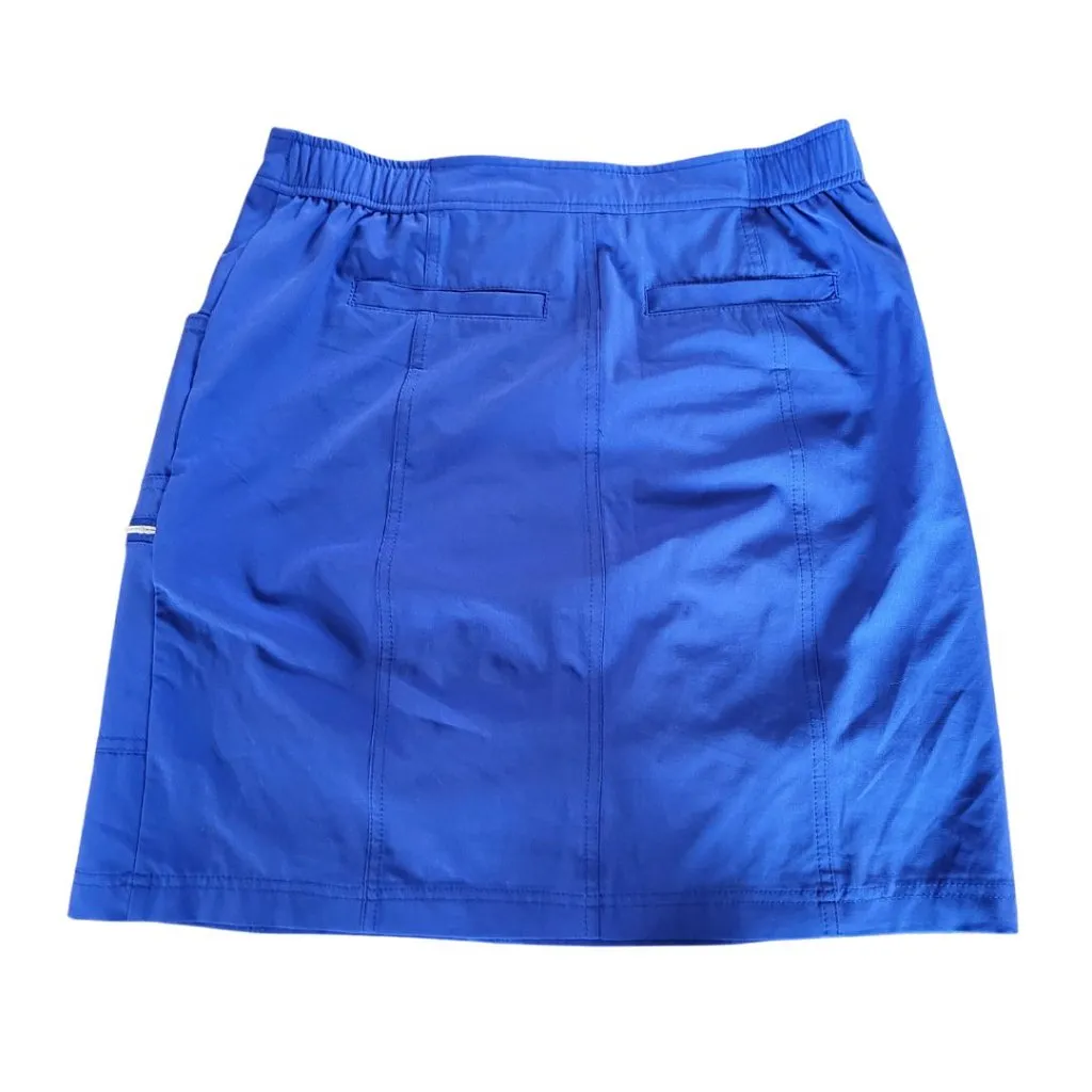 Zenergy by Chico's Royal Blue Solid Women's Golf Skort Size S