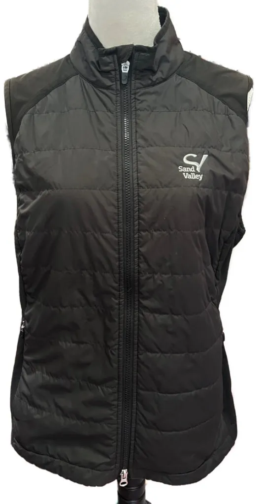 Zero Restriction Black Tess Golf Vest with Sand Valley Logo Size XL MSP$168