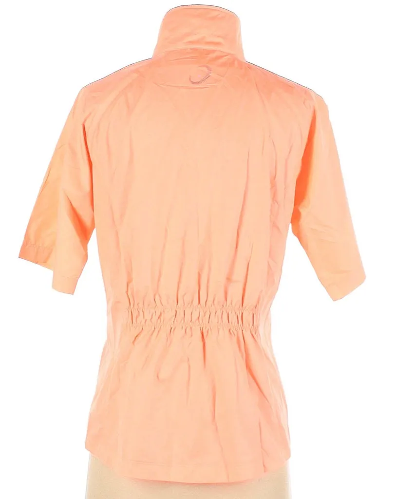 Zero Restriction Coral Short Sleeve Wind Vest with Winged Foot Logo Size S MSP$125