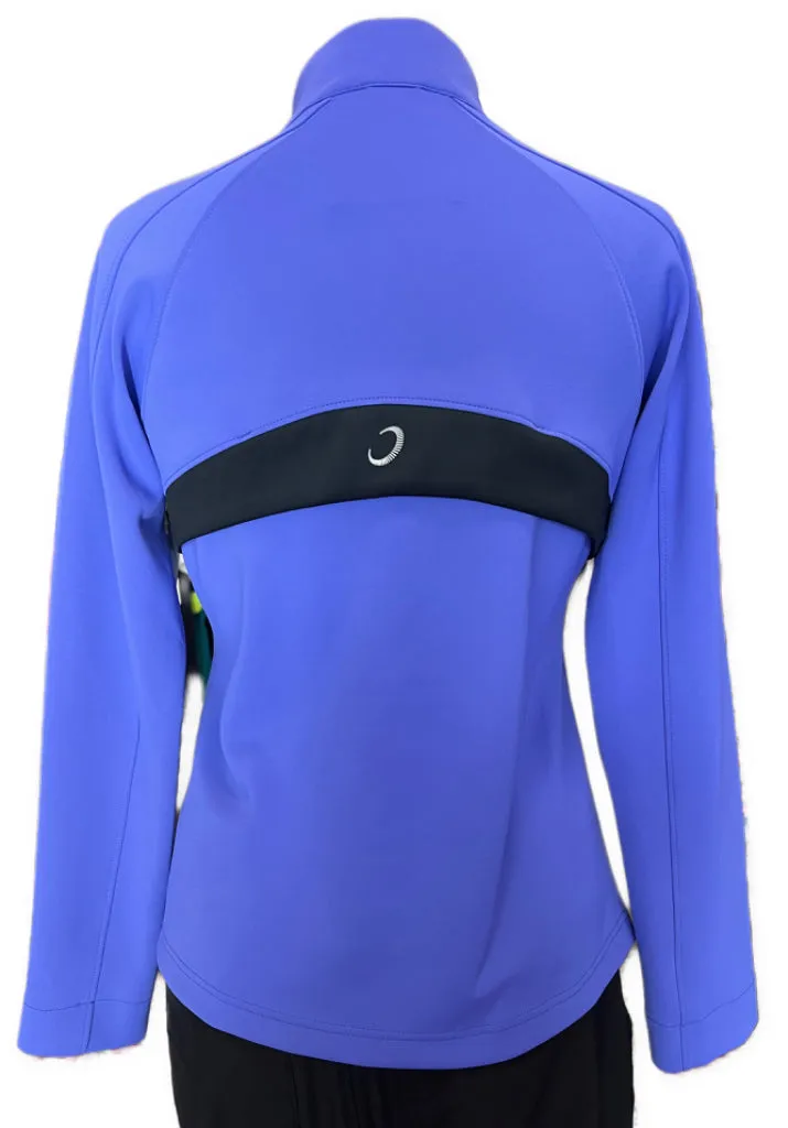 Zero Restriction Purple 1/4 Zip Pullover with Logo SIze M