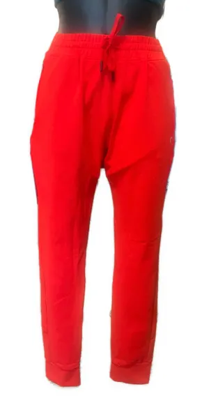 Zyia Active Cherry Red Women's Drawstring Joggers Size L